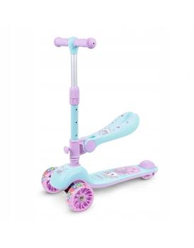 Дитячий триколісний самокат із сидінням Kidwell Rimba unicorn