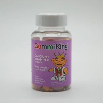 Кальцій і вітамін Д для дітей, GummiKing, 60 жувальних мармеладок