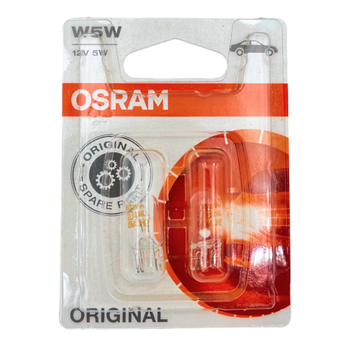 Автомобільні лампи габариту OSRAM Original 12V 5W T10 W5W 2 шт