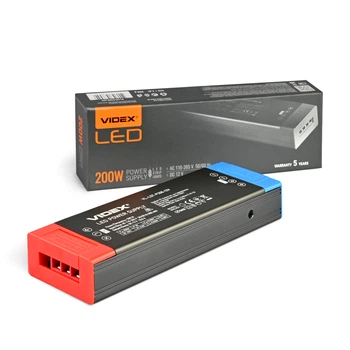 Блок питания для LED ленты VIDEX DC12V 16.6A 200W IP20 (VL-LST-P200-12V)