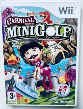 Carnival Games Mini Golf, английская версия - диск для Nintendo Wii, Б/У