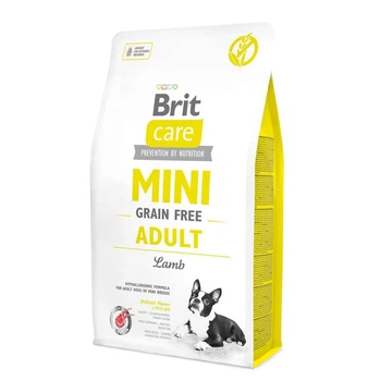 Сухой корм Brit Care Mini Grain Free Adult Lamb беззерновой корм на ягненке для собак миниатюрных пород 2 кг