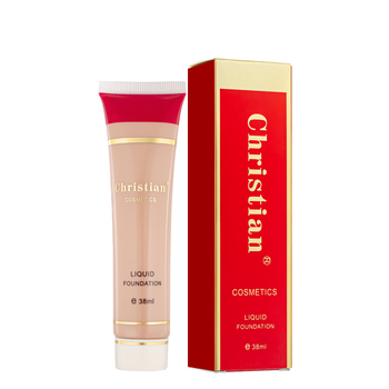 Тональна основа для обличчя Christian Liquid Foundation SPF10, № 02 Ванільно Бежевий