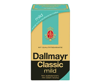 Кофе молотый Dallmayr Classic Mild (50% без кофеина) 500г