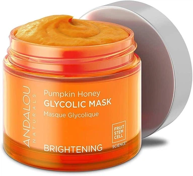 Andalou Naturals Brightening Pumpkin Honey Glycolic Mask Маска для обличчя гліколева Гарбуз і Мед Brightening 50 г