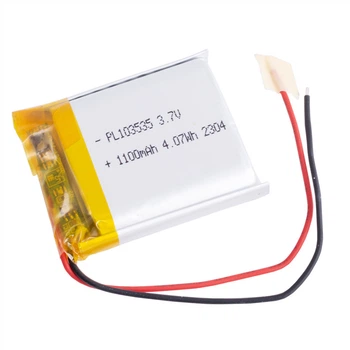 LiPo 1100 mAh, 3,7V, 10x35x35мм LiPower аккумулятор литий-полимерный PL103535