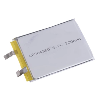 LiPo 700 mAh, 3,7V, 3x43,5x60,5мм LiPower аккумулятор литий-полимерный LP304360
