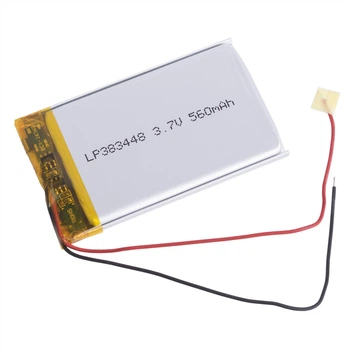 LiPo 560 mAh, 3,7V, 3,8x34x48мм LiPower аккумулятор литий-полимерный LP383448