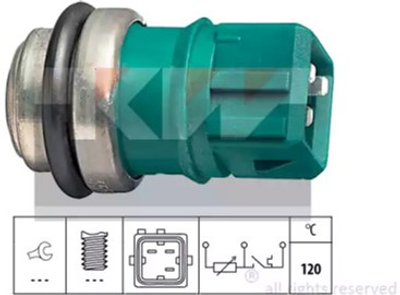 Датчик температуры охлаждающей жидкости / масла / топлива KW (аналог EPS 1.830.550/Facet 7.3550) (530550)