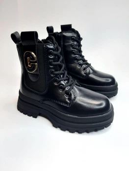 Зимові черевики для дівчинки Clibee 554 НВ black чорні р.26-17,5 см