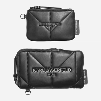 Набор сумка кросс-боди через плечо + кошелек женский Karl Lagerfeld 467184616 Черный (1159815746)