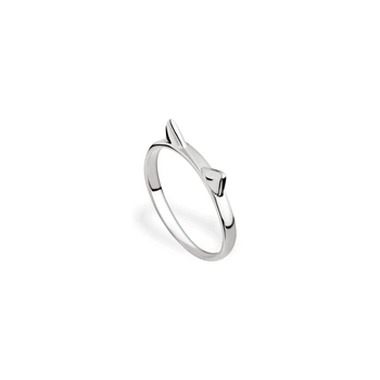 Серебряное кольцо минималистическое, Размер 17,0, Вес: 1.5 г