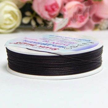 Нитка для бісеру TYTAN 60 №69160 коричневий (60 м)