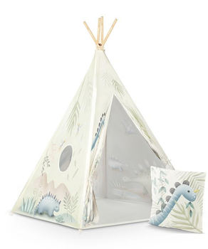 Намет-вігвам + подушка Tipi для дитячих кімнат Nukido 740701 Бежева