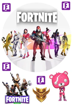 Вафельная картинка Fortnite 4