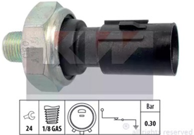 Датчик тиску оливи KW (аналог EPS 1.800.195/Facet 7.0195) (500195)