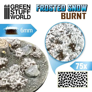 Штучна трава GREEN STUFF WORLD Tufts 6mm - FROSTED SNOW BURNT