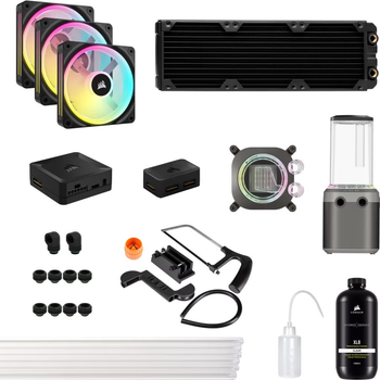 Набор для сборки Corsair Hydro X Series iCUE LINK XH405i RGB Gray (CX-9070016-WW)