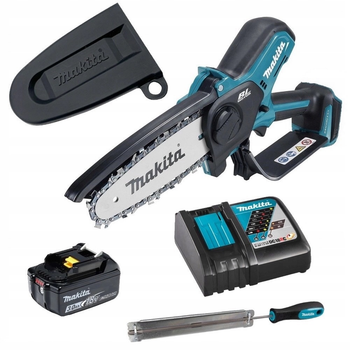 Пила цепная аккумуляторная Makita DUC150 BEO1 (15 см, 8 м/с, 320 Вт, BL, LXT, комплект)
