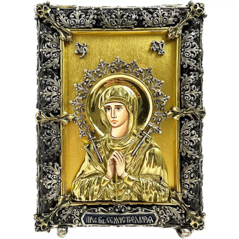 Икона настольная "Пресвятая Богородица Семистрельная"