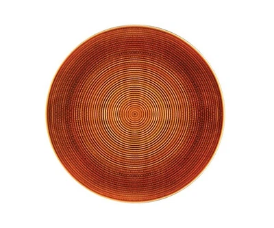 Тарелка обеденная круглая 22,6 см Brenda Orange L0681-T8601559A LOS`K