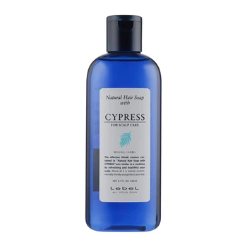 Шампунь для чутливої шкіри голови з екстрактом кипарису LEBEL Natural Hair Soap with Cypress Shampoo 240 ml