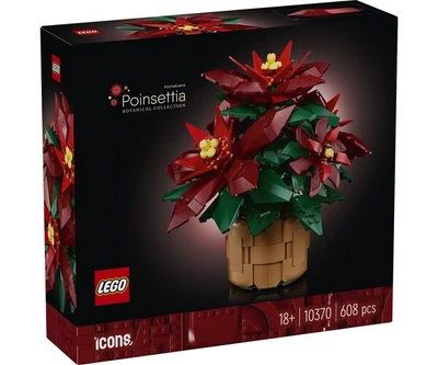Конструктор LEGO Icons Пуансеттія (10370)