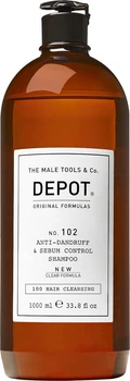 Шампунь Себорегулювальний та від лупи Depot No.102 Anti-Dandruff & Sebum Control Shampoo 1 л (8032274060772/8032274151173)