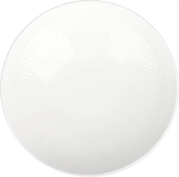 Тарілка глибока MBM HOME Промінь 20.9 см Біла (KP-121 WHITE)