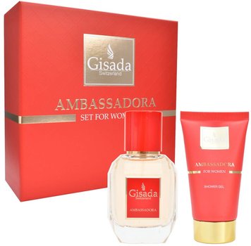 Zestaw damski Gisada Ambassadora Woda perfumowana 50 ml + Żel pod prysznic 100 ml (7640164030753)