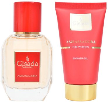 Zestaw damski Gisada Ambassadora Woda perfumowana 50 ml + Żel pod prysznic 100 ml (7640164030753)