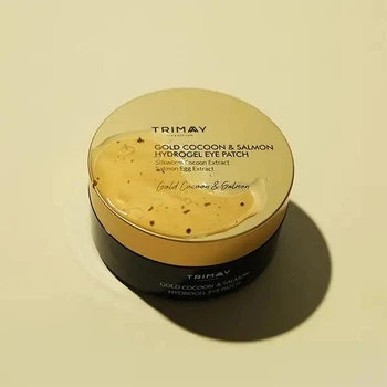 Патчи с экстрактом золотого кокона и икры лосося Trimay Gold Cocoon & Salmon Hydrogel Eye Patch 60 шт