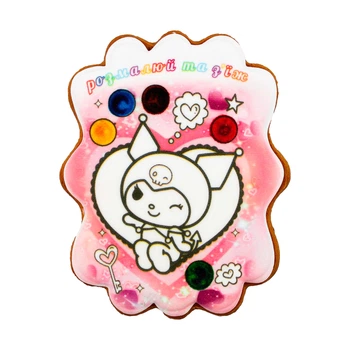 Пряник-раскраска медово-имбирный с подкладкой "Крафт пряник", серия "Hello Kitty "Куроми"", интерактивный детский вкус, 85 г