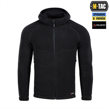 Тактична флісова кофта M-Tac Sprint Fleece Polartec, розмір L, колір Чорний