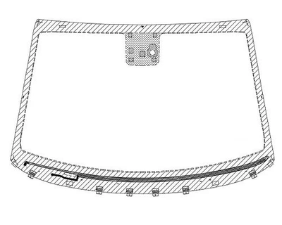 Скло лобове XYG для HYUNDAI TUCSON 15-20 (TL) 4159AGRBLHMOVW