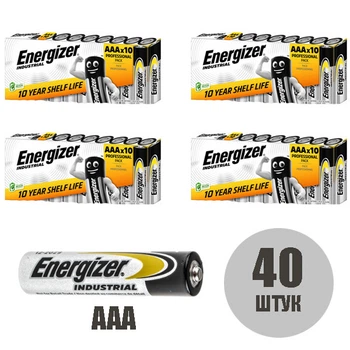 Батарейки Energizer AAA Industrial Alkaline 40 штук