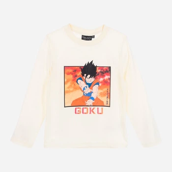 Детский лонгслив для мальчика Dragon ball XH1176 104 см Светло-бежевый (3609087315068)