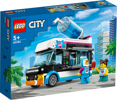 Zestaw klocków LEGO City Pingwinia furgonetka 194 elementy 6 szt (60384)