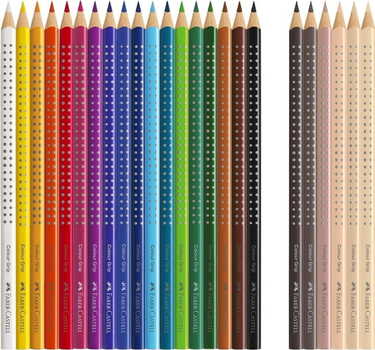 Набір кольорових олівців Faber-Castell Colour Grip 24 шт (4005401128199)