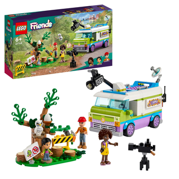 Zestaw klocków LEGO Friends Reporterska furgonetka 446 elementów 4 szt (41749)