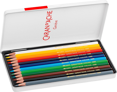 Zestaw akwarelowych ołówków Caran d'Ache Fancolor 12 szt (7630002306980)