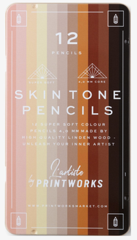 Набір кольорових олівців Printworks Skin Tone 12 шт (7350108172349)