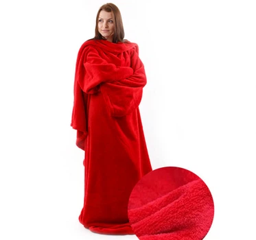 Плед с рукавами Snuggie красный