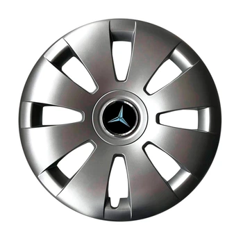 Автомобільні ковпаки SKS 423 R16 4 шт. Сріблясті (з логотипом Mercedes)