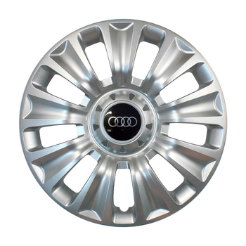 Автомобильные колпаки SKS 424 R16 4 шт Серебристые (с логотипом Audi)