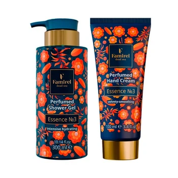 Набор Famirel Intensive Hydrating Essence: гель для душа, крем для рук (085465, 085519)