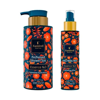 Набор Famirel Intensive Hydrating Essence: гель для душа, уход (085465, 085564)