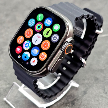 Смарт-часы Smart Watch HK 10 Ultra 3, AMOLED 49 mm, 2 ремешка ,2024г, укр меню, black