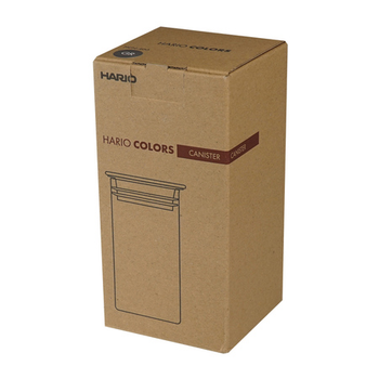 Słoik Hario Colors Canister Szklany Szary 400 ml (4977642414570)