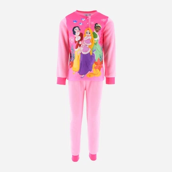 Дитяча тепла флісова піжама для дівчинки Disney Princesse XH20142.B 92-98 см Рожева (3609087478466)